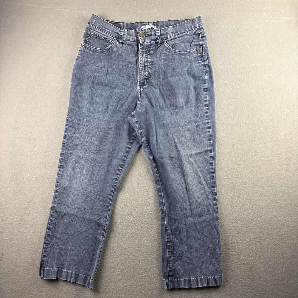 Lee Classic Fit At The Waist Straight Leg Women's Jeans Stretch‎ 12 32x27